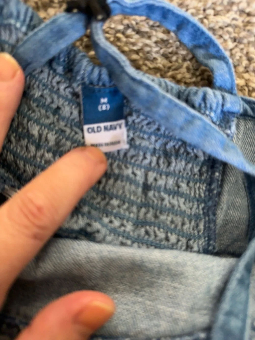 Old Navy Denim A-Line Sundress - Blue